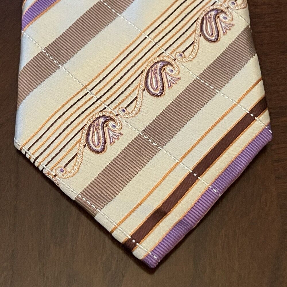 Steve Harvey Collection Hand Made 100% Silk Men’s Neck Tie Made In China